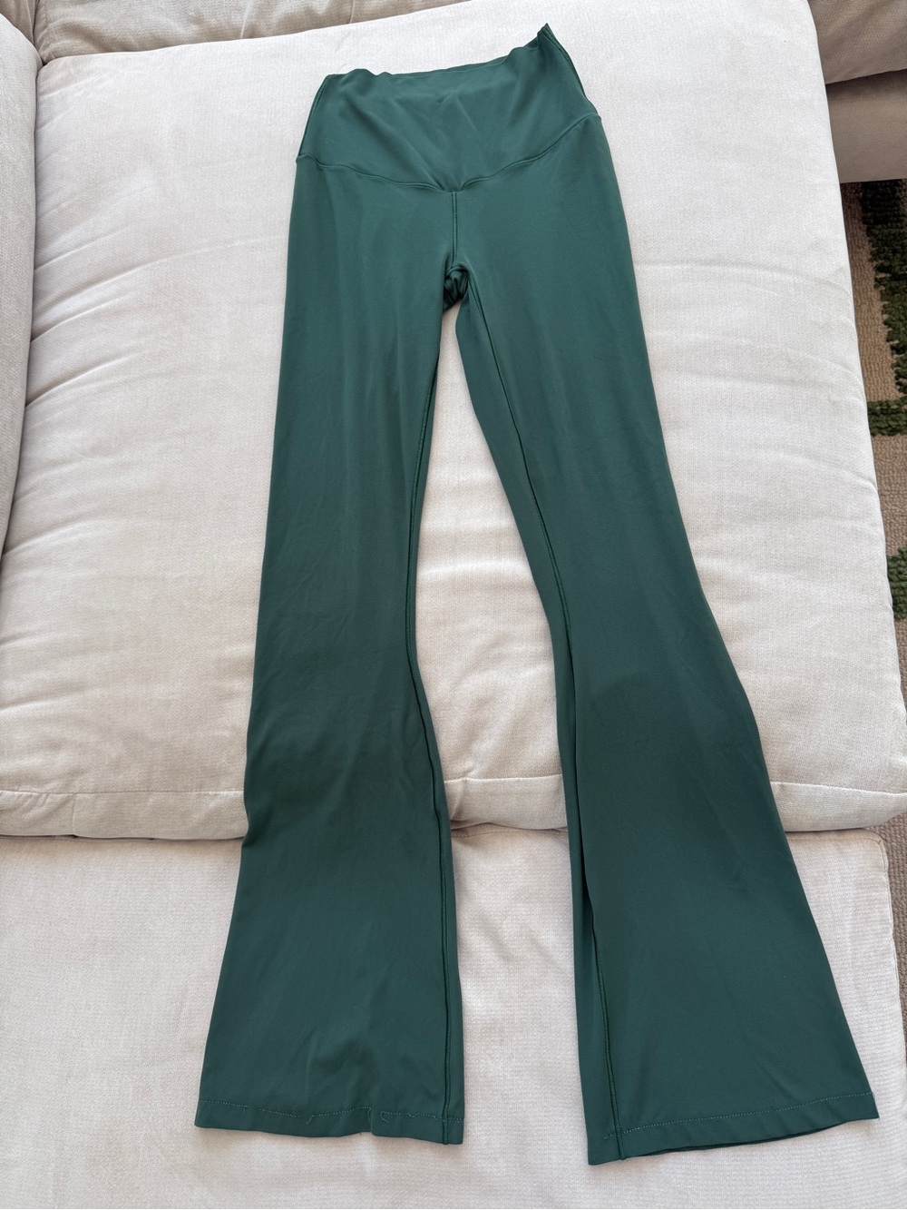 Aerie Offline Dark Green Flared Active Leggings